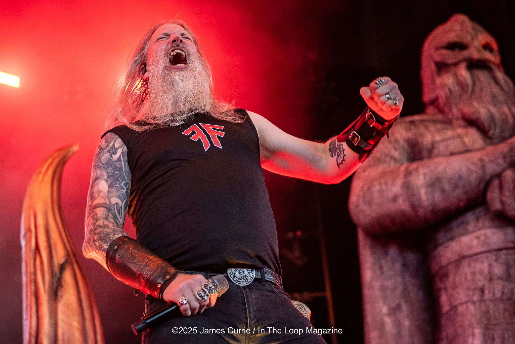 Photo Gallery: Amon Amarth live at Credit Union 1 Amphitheater in Tinley Park Illinois