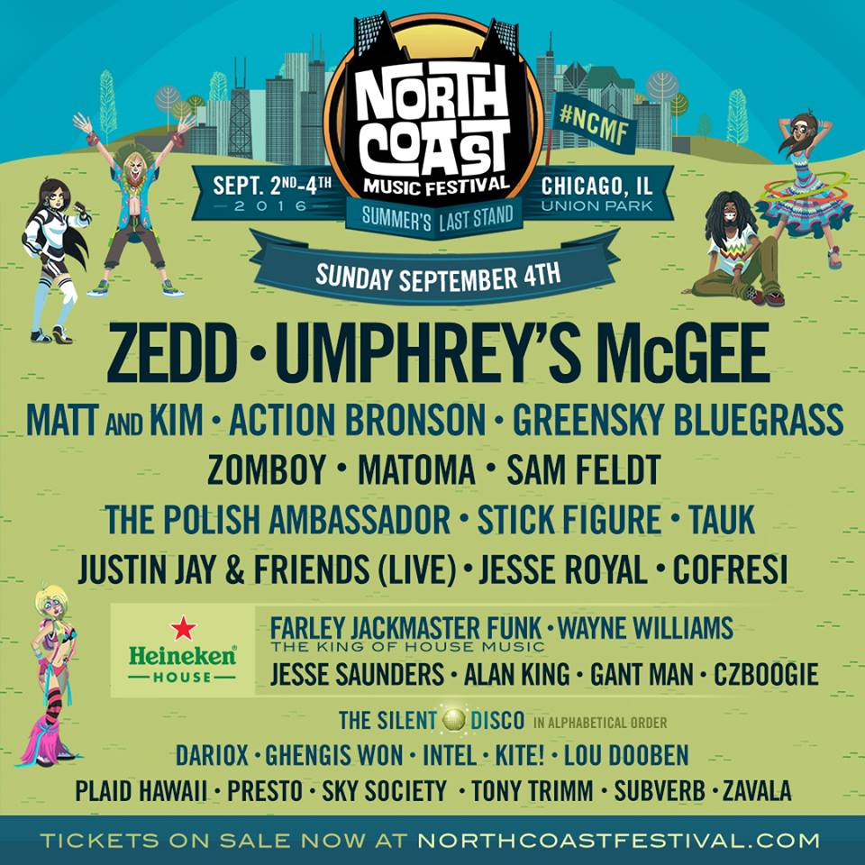 North Coast Music Festival Daily Lineup Released