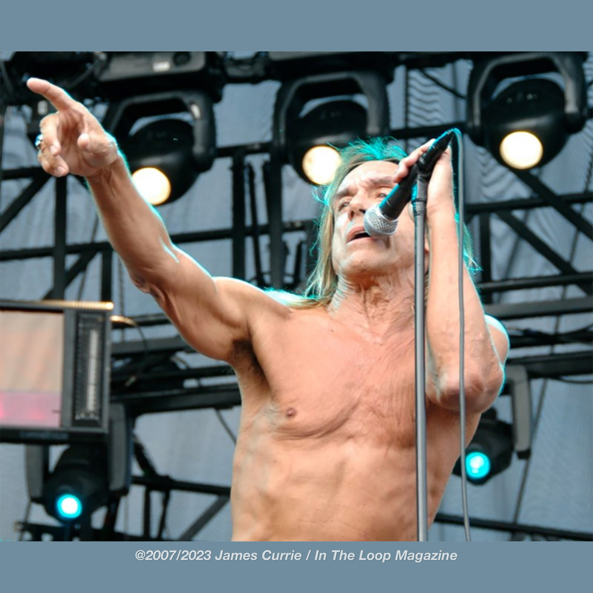Photo Gallery: Flashback Series: Iggy Pop Lollapalooza 07 Chicago Grant Park