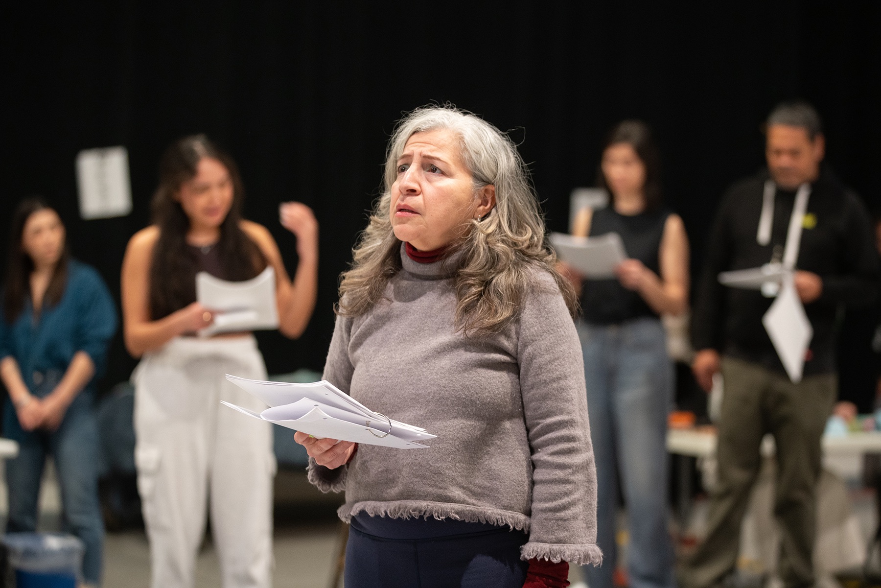 Steppenwolf Theatre’s “a home what howls” in Rehearsal