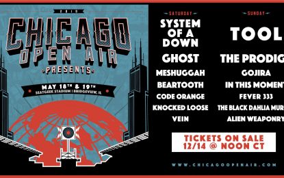 Just Announced! The Return of Chicago Open Air Festival To Toyota Park in Bridgeview, Il