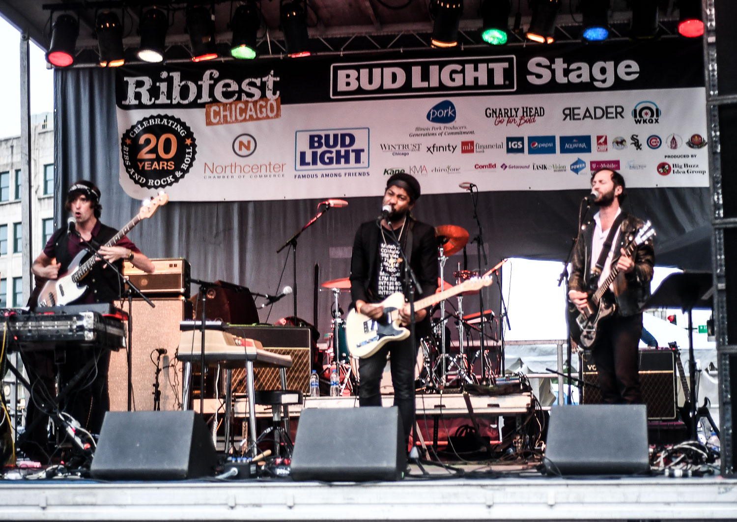 Review: A Band On Fire: Algiers From Atalanta Georgia Smoke At Ribfest