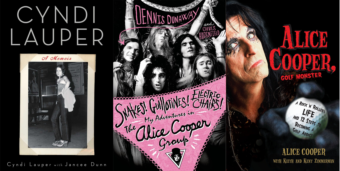 Vernon’s Volumes: Cyndi Lauper, Dennis Dunaway & Alice Cooper Autobiography Reviews
