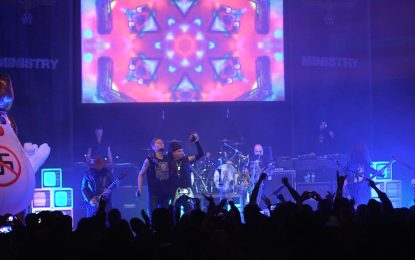 Ministry Play Raucous Home Town Show At The Riviera In Chicago With Special Guest Reunion With Chris Connelly