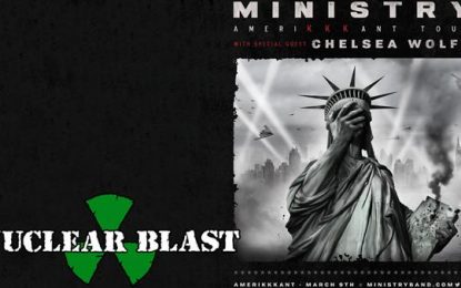 MINISTRY ANNOUNCES ALL-STAR GUEST LINE-UP FOR MARCH/APRIL NORTH AMERICAN TOUR