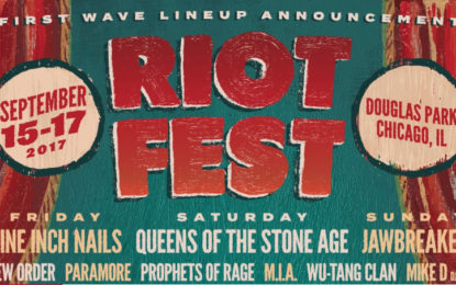 Riot Fest Returns And Release First Wave LineUp That Is A Solid Hit On Its Own