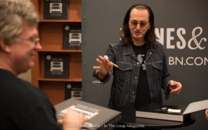 Rock Legend Geddy Lee Sets Up Shop At Barnes & Noble In Chicago For A Stop Along His Book Of Bass Tour Giving Fans A Rush Of Excitement