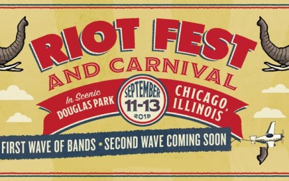 Riot Fest Chicago, First Wave, Lineup Announced Tonight.