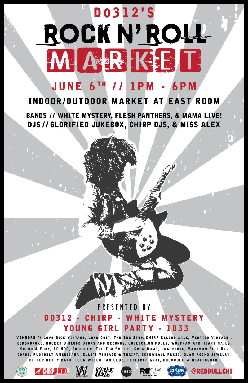 Rock n Roll Market – Indoor/Outdoor Festival – Saturday June 6th, 2015