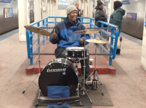 subway drummer